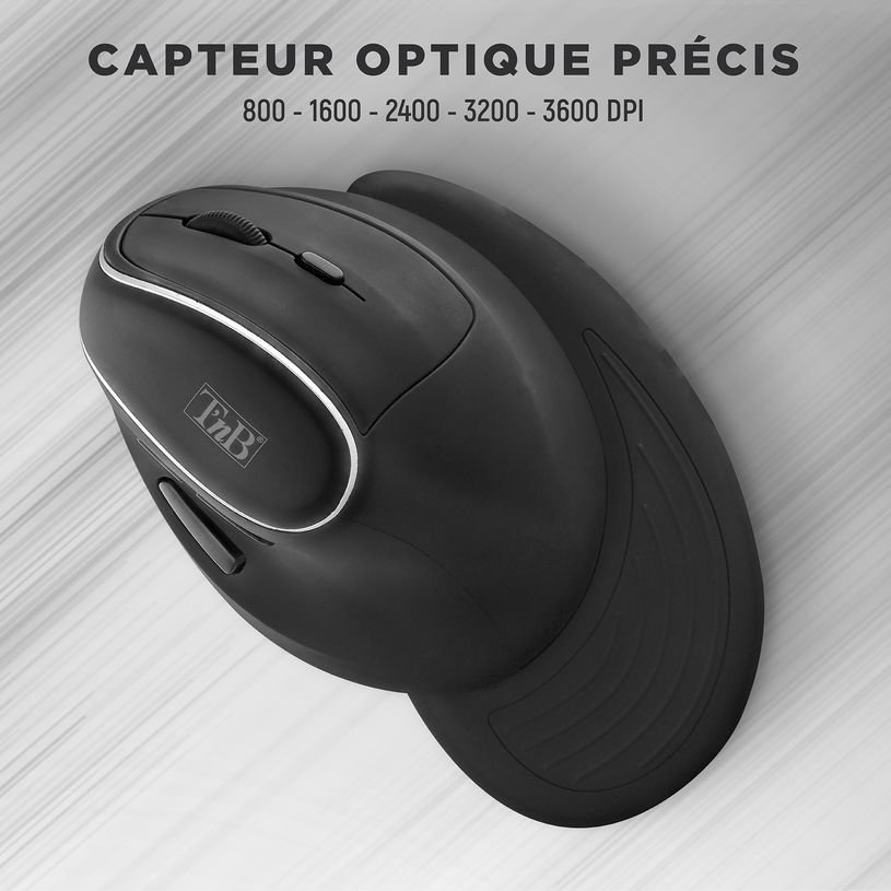 3303170113974-T'nB - Souris sans fil ergonomique pour droitier - noir-P_405155009_9-7