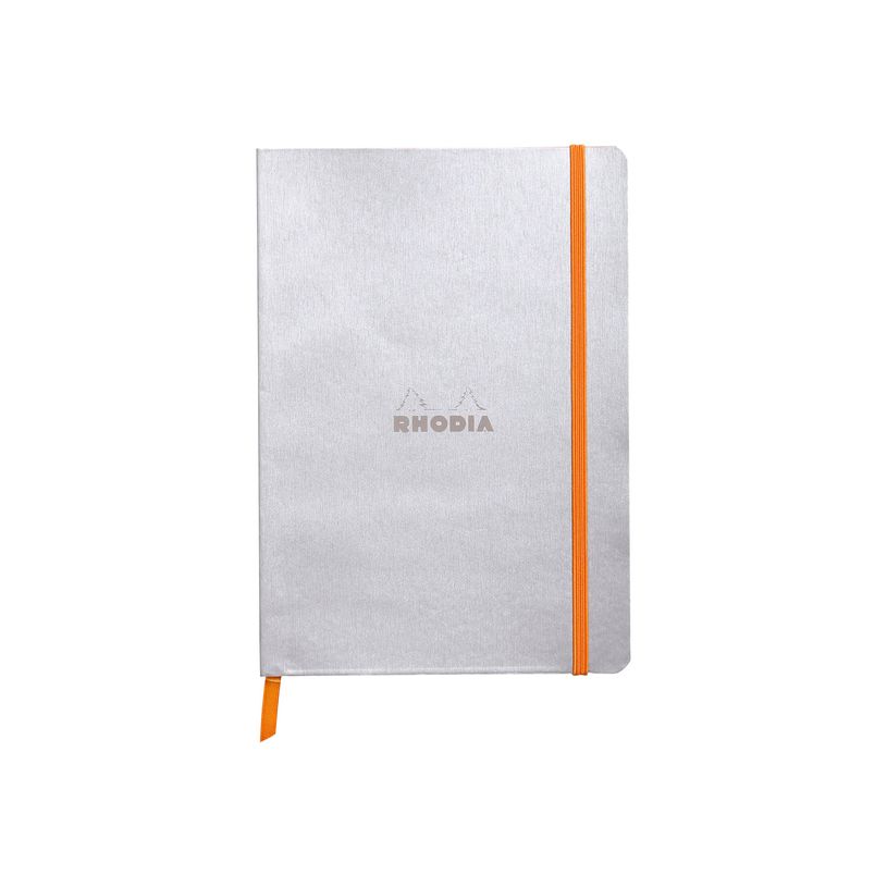 3037921174012-RHODIA Rhodiarama - Carnet souple A5 - 160 pages - ligné - argent-P_405155084_1-0