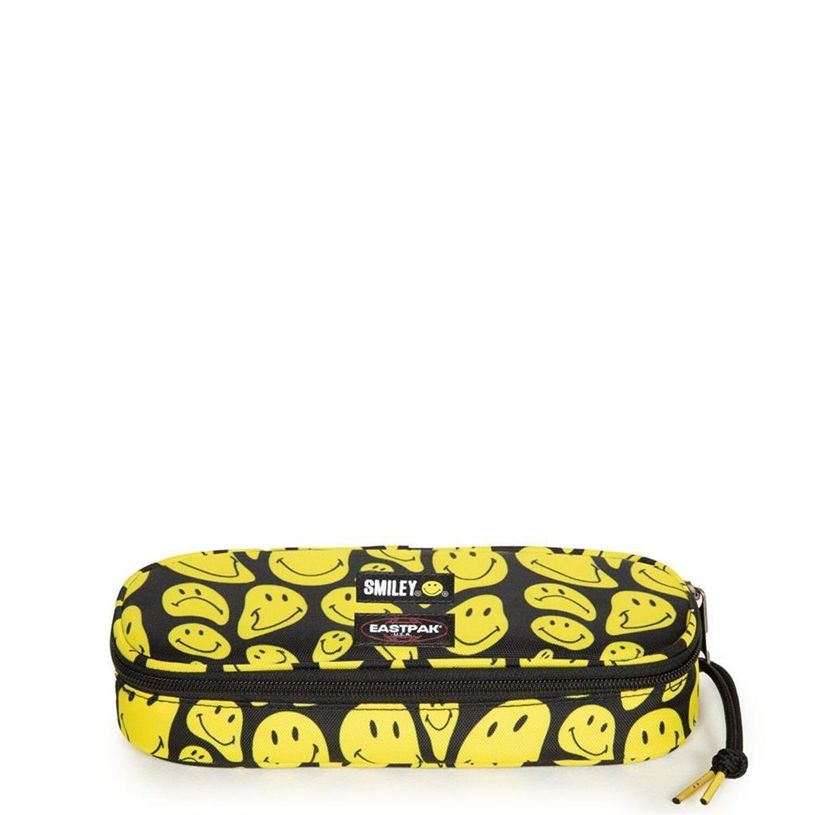 196009489356-EASTPAK Oval - Trousse 1 compartiment - Smiley stretch yellow-P_405155246_1-0