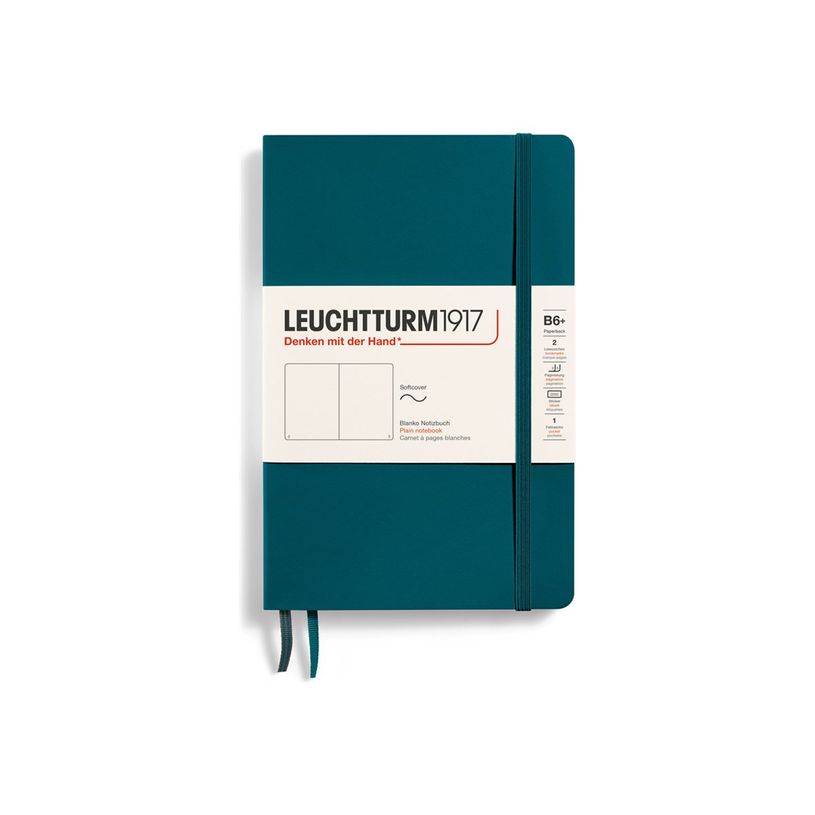 4004117551765-Leuchtturm1917 - Carnet de notes souple B6+ - uni - bleu pétrole-P_405155298_1-0