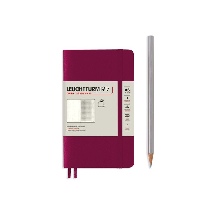 4004117583056-Leuchtturm1917 - Carnet de notes souple A6 - pointillés - bordeaux-P_405155457_1-0