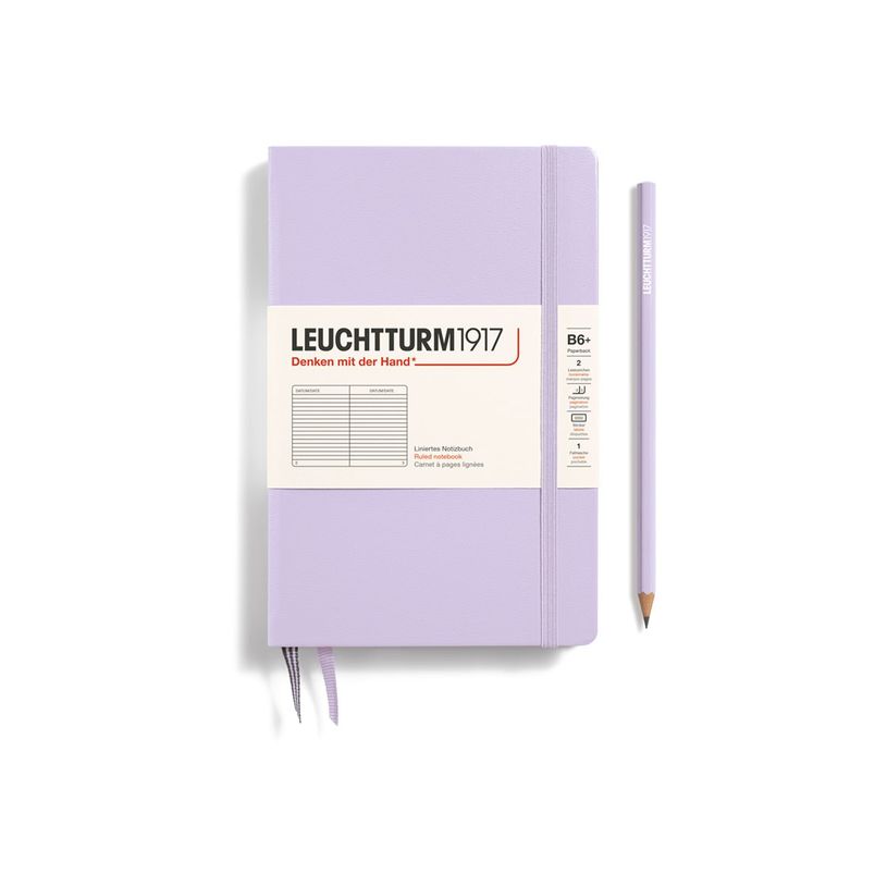 4004117635465-Leuchtturm1917 - Carnet de notes rigide B6+ - ligné - lilas-P_405155522_1-0