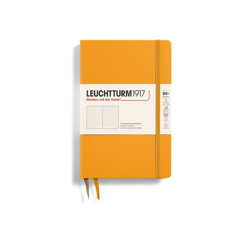 4004117635519-Leuchtturm1917 - Carnet de notes rigide B6+ - pointillés - orange-P_405155533_1-0