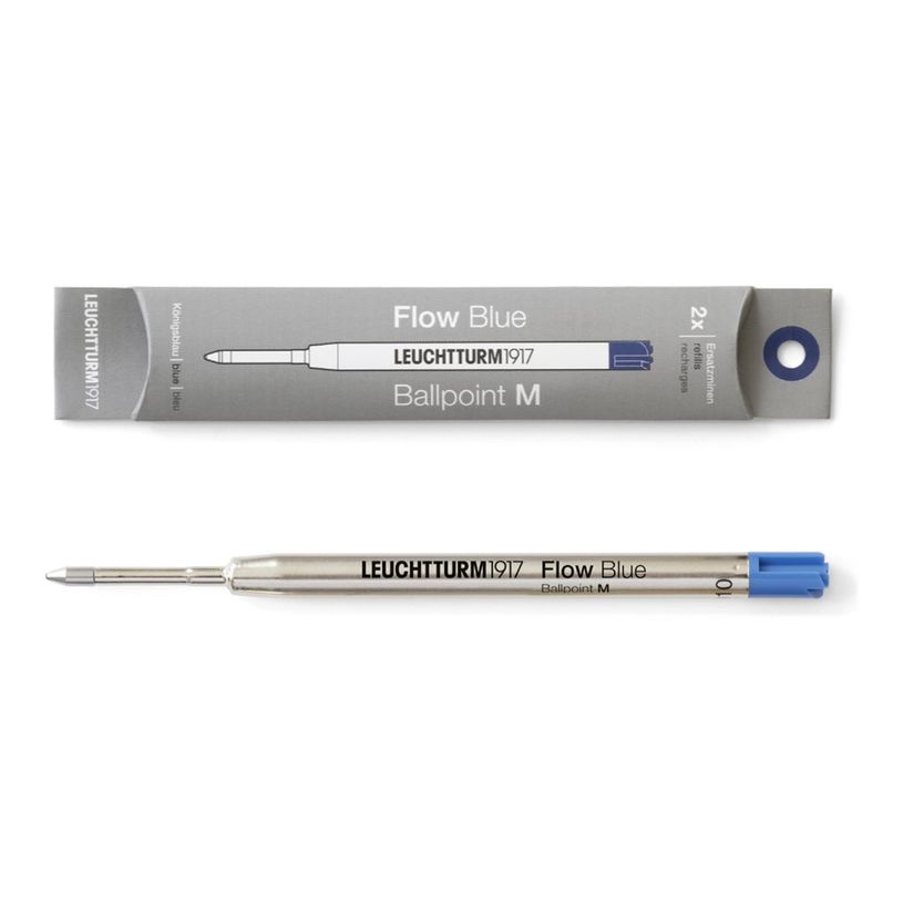 4004117595479-Leuchtturm1917 - Pack de 2 recharges pour stylo à bille Drehgriffel - bleu roi - flow M-P_405155571_1-0