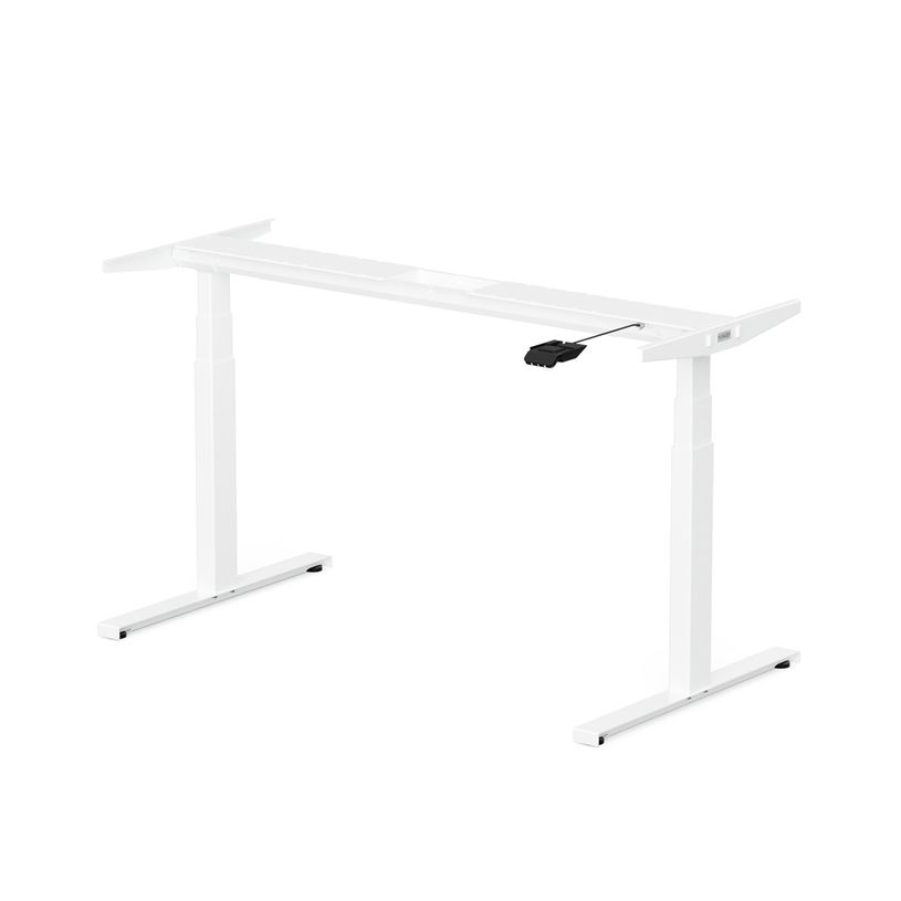 3760350282521-Bureau électrique UGO - L180x80cm - pieds blancs - plateau blanc laqué-P_405156072_4-3
