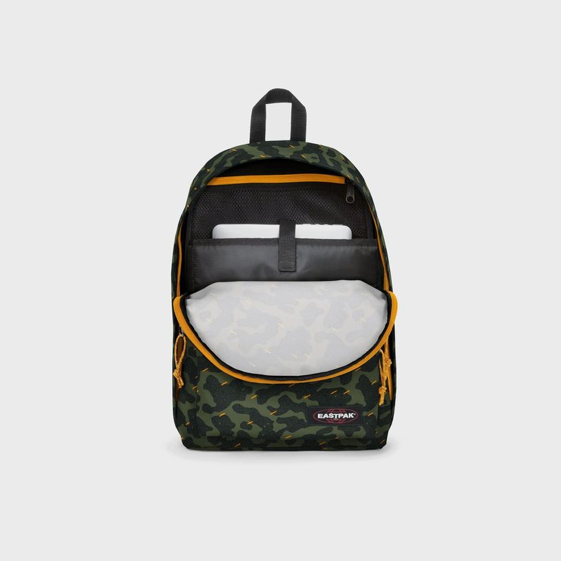 0404051563147-EASTPAK Out Of Office - Sac à dos kaki motif avec compartiment pour ordinateur portable-P_405156314_1-0