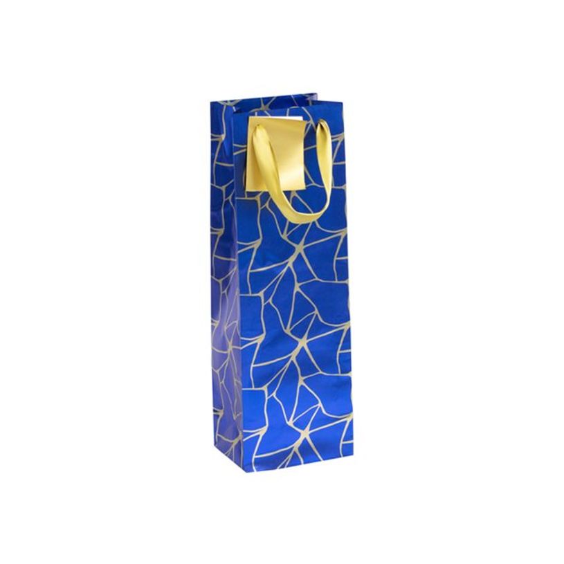 3329682128954-Clairefontaine Premium - Sac cadeau pour bouteille - 12,5 x 9,5 x 38 cm - bleu métallique-P_405156669_1-0