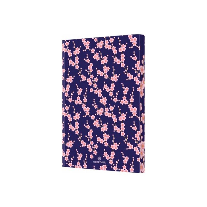 3664447153124-Oberthur Malaga - Carnet de notes souple ligné - A5 - 200 pages - blossom-P_405157034_1-0