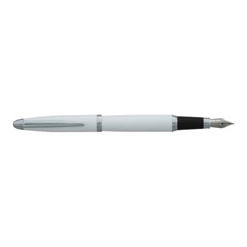 3219911840088-Daniel Hechter Alliance Colours - Stylo plume - acier blanc satiné-P_405157367_1-0