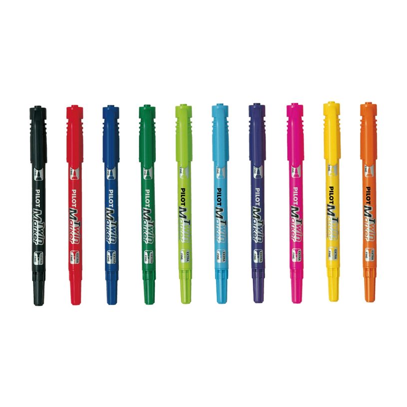 4902505169632-Pilot TWIN MARKER - Marqueur permanent - double pointe fine / extra fine - vert-P_405158005_2-1