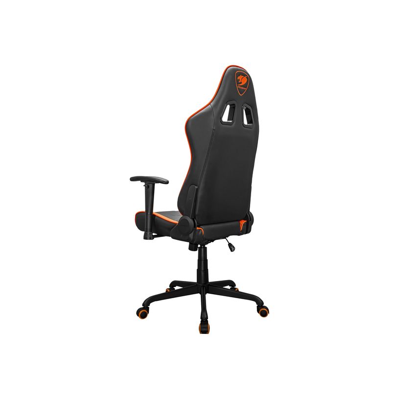 4710483775512-Fauteuil gamer ARMOR Elite - accoudoirs réglables - appui-tête intégré - Noir/orange-P_405160586_3-2