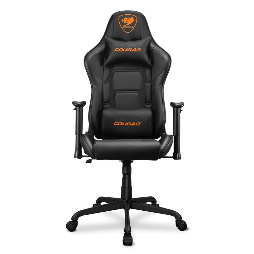 4710483775529-Fauteuil gamer ARMOR Elite - accoudoirs réglables - appui-tête intégré - noir-P_405160587_1-0