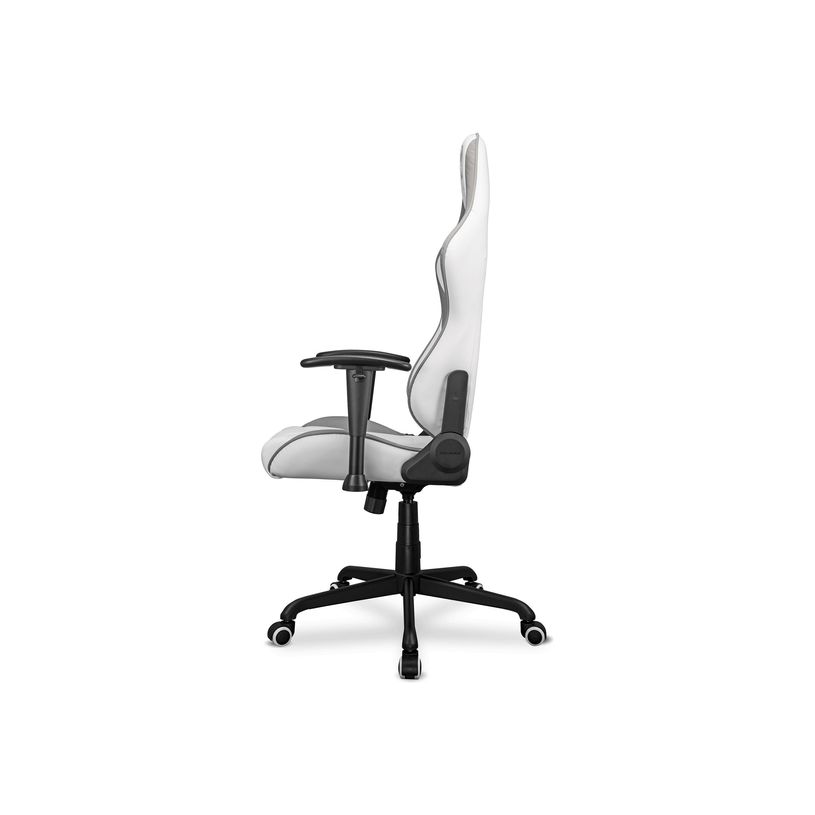 4710483775536-Fauteuil gamer ARMOR Elite - accoudoirs réglables - appui-tête intégré - blanc/gris-P_405160588_5-4