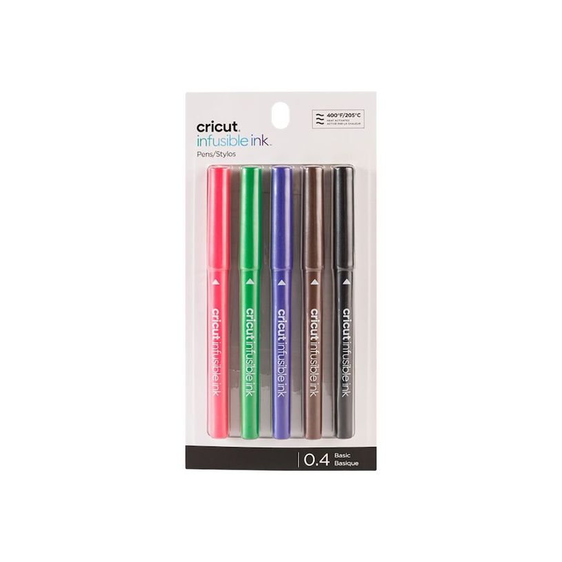 0093573670800-Cricut Infusible Ink - 5 feutres - pointe 0,4 mm - noir, cardinal, ultraviolet, vert vif, -P_405161112_1-0