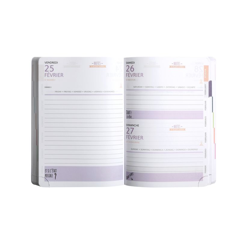 3660942084147-Agenda Les Rideuses - 1 jour par page - 12 x 17 cm - copines - Exacompta-P_405161230_3-2