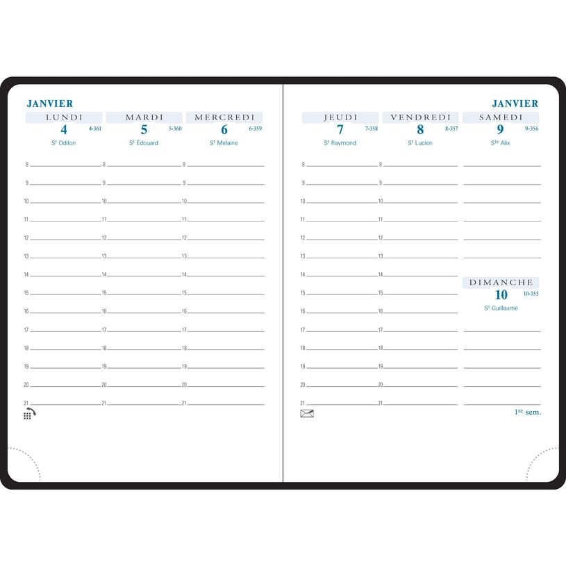 3660942084826-Agenda de poche Elise - 1 semaine sur 2 pages - 9 x 13 cm - rose - Exacompta-P_405161283_2-1