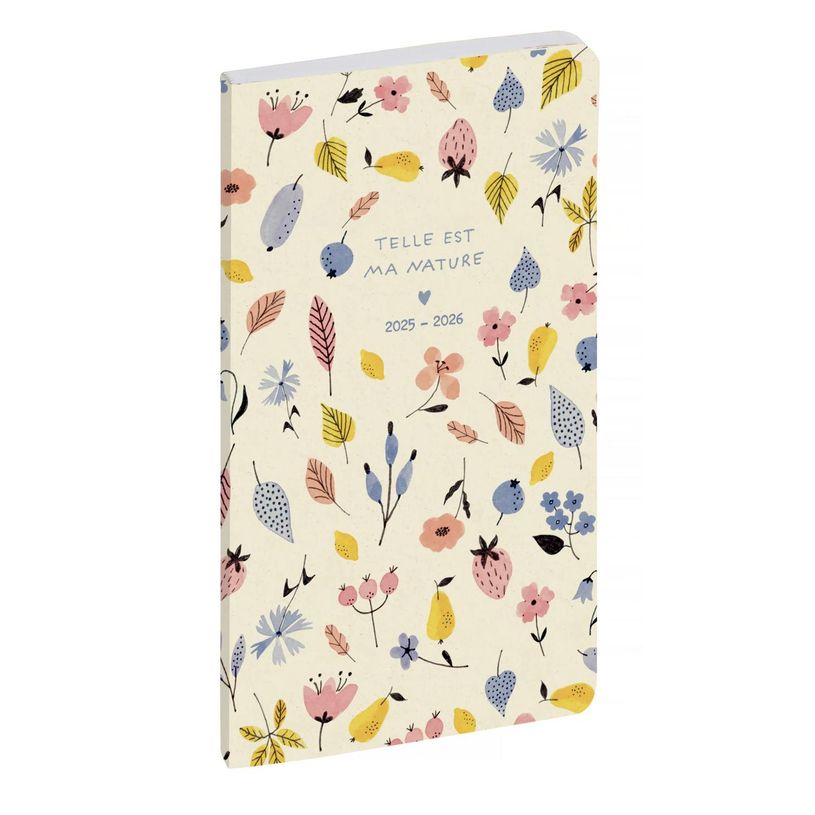 3660942084635-Agenda de poche 16 mois Julie Adore - 1 semaine sur 2 pages - 9 x 16 cm - nature - Exacomp-P_405161307_1-0