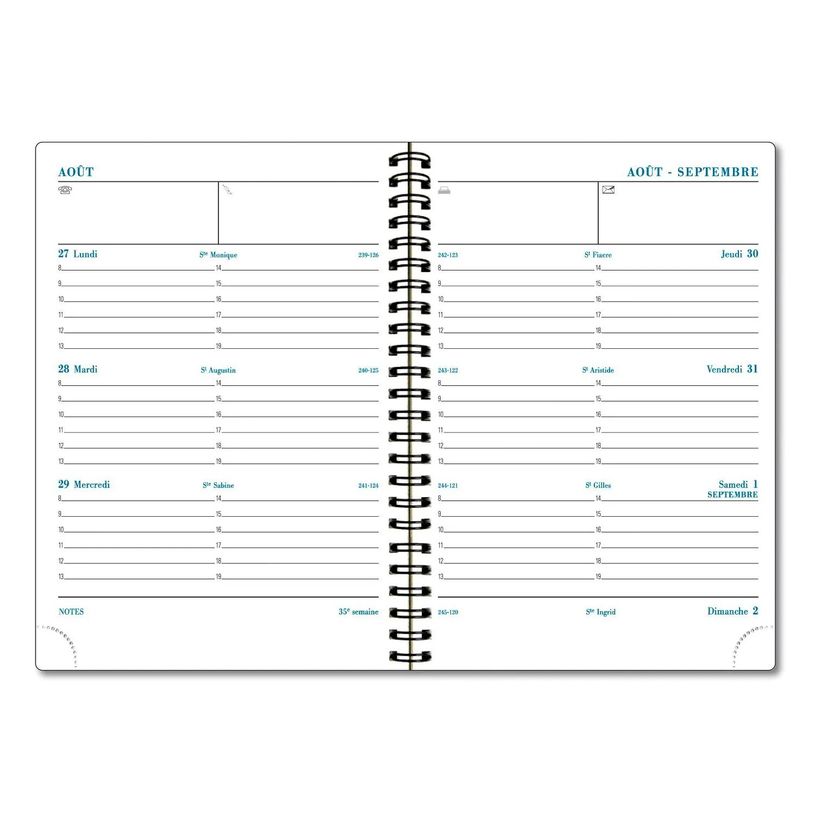 3660942084734-Recharge pour agenda SAD 19S 16 mois - 1 semaine sur 2 pages - 14 x 18 cm - Exacompta-P_405161313_1-0