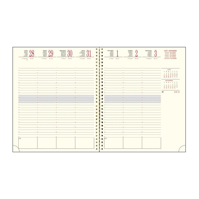 3660942085151-Recharge pour agenda SAD 22S 16 mois - 1 semaine sur 2 pages - 18,5 x 22,5 cm - Exacompta-P_405161314_1-0