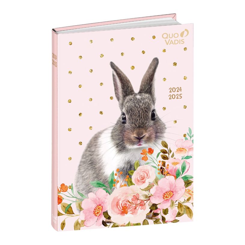 3371010512607-Agenda Pote à pattes mignons - 1 jour par page - 12 x 17 cm - lapin - Quo Vadis-P_405161433_1-0