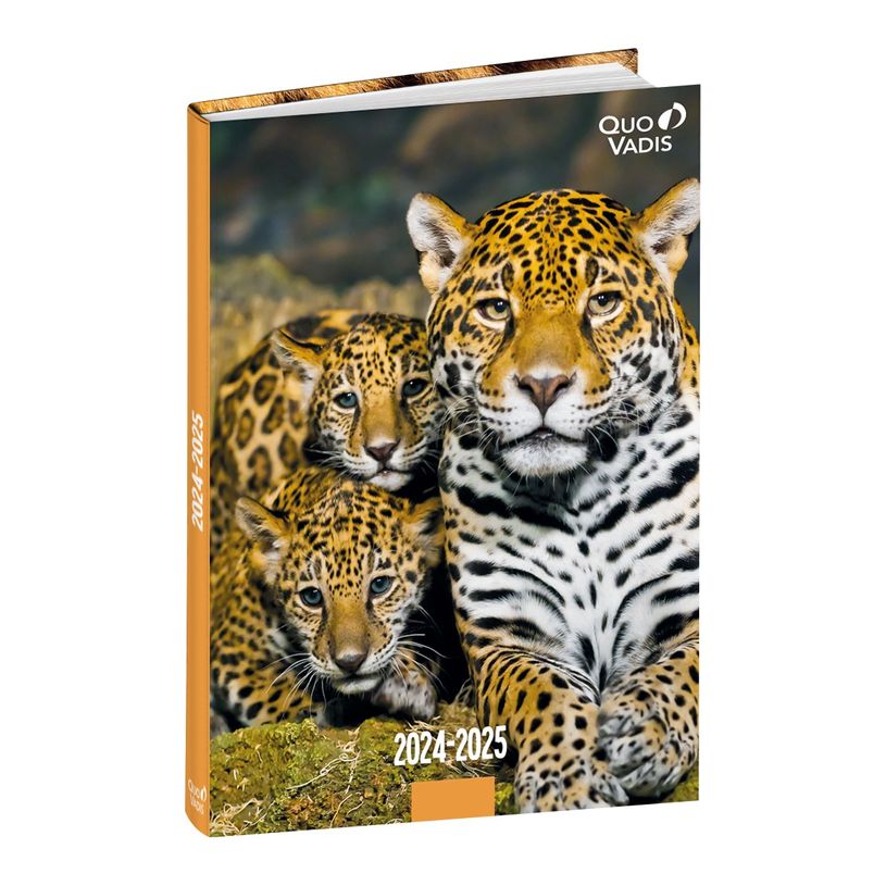 3371010511426-Agenda Pote à pattes sauvages - 1 jour par page - 12 x 17 cm - jaguar - Quo Vadis-P_405161435_1-0