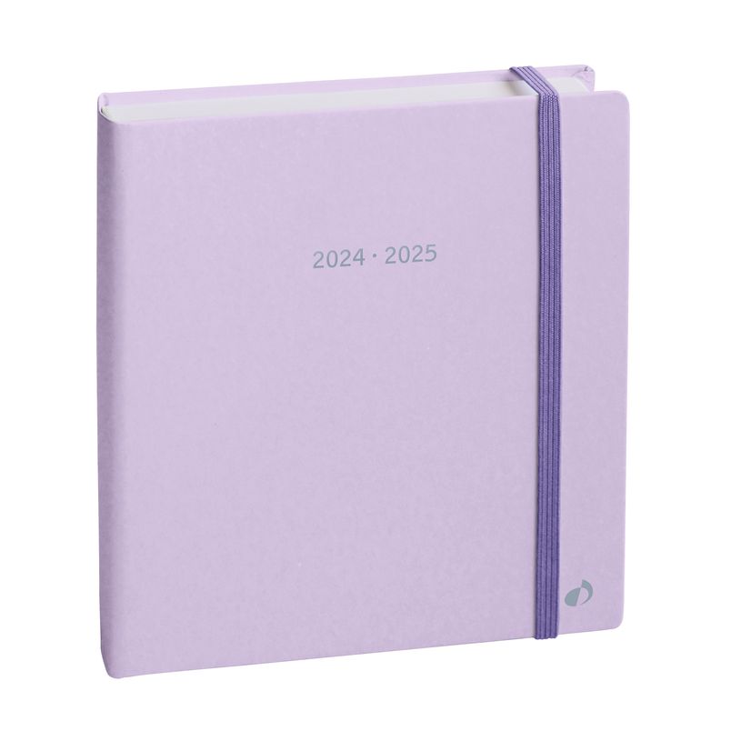 3371010512737-Agenda à élastique Pastel - 1 jour par page - 16 mois - 16 x 16 cm - parme - Quo Vadis-P_405161544_1-0