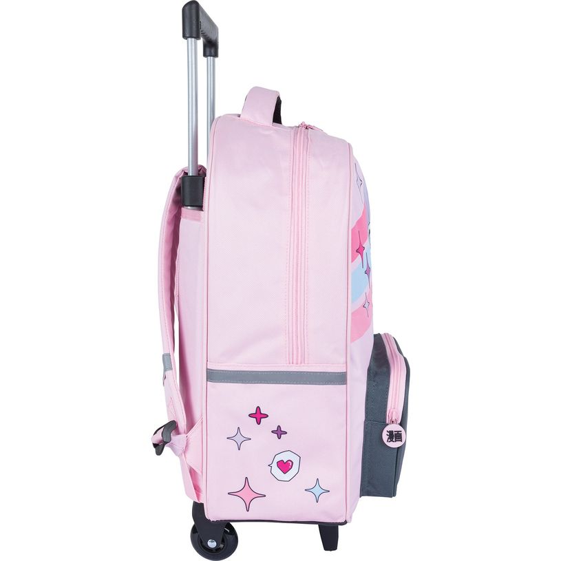 3664447173481-Sac à dos à roulettes Manga girl - 1 compartiment - Oberthur-P_405162373_4-3