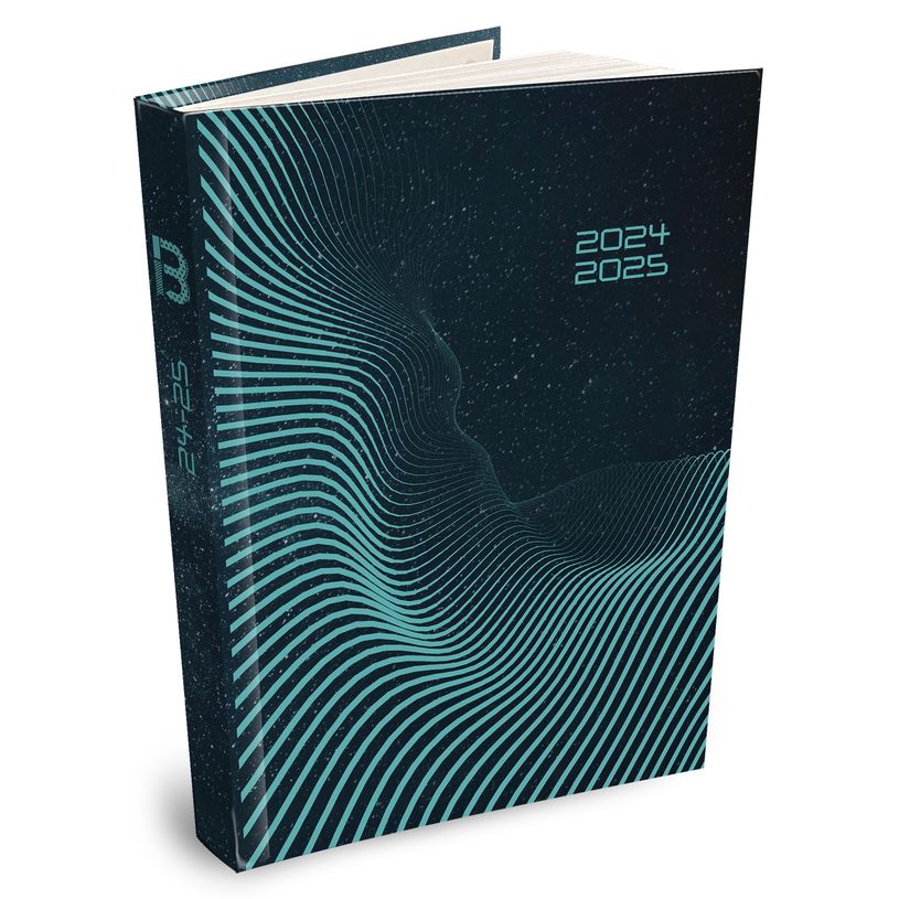 3592930023534-Agenda Techno - 1 jour par page - 12,5 x 17,5 cm - vert - Bouchut-P_405162557_1-0