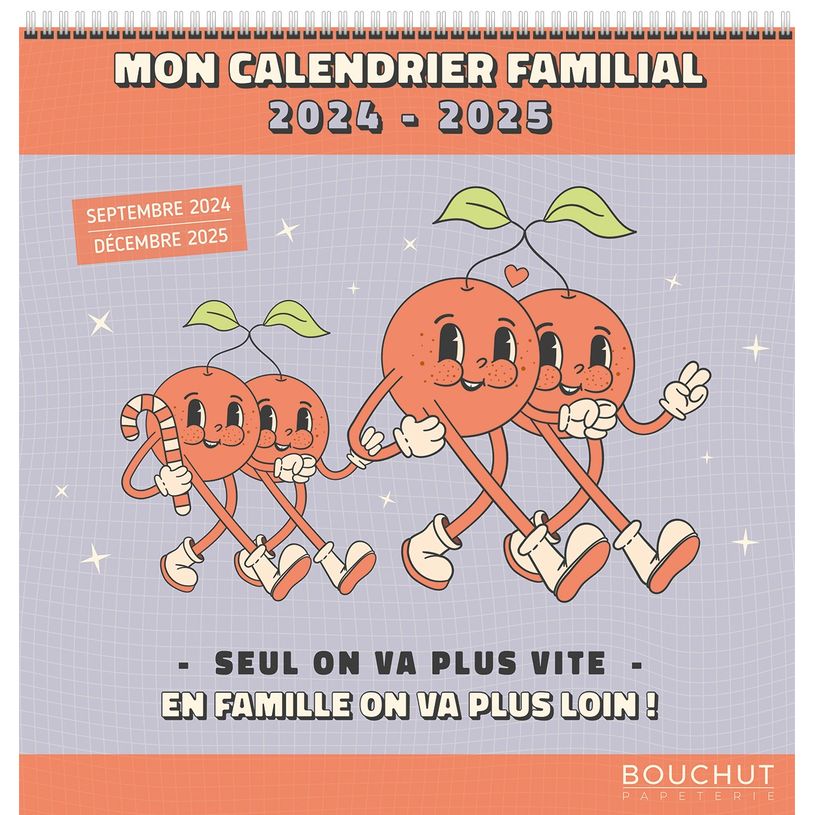 3592930023817-Calendrier familial - grille mensuel - 30 x 30 cm  - Bouchut-P_405162594_1-0