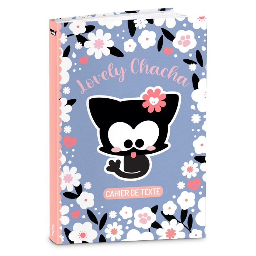 3661507616551-Cahier de texte Chacha Lovely - 15 x 21 cm - Kid'Abord-P_405163597_1-0