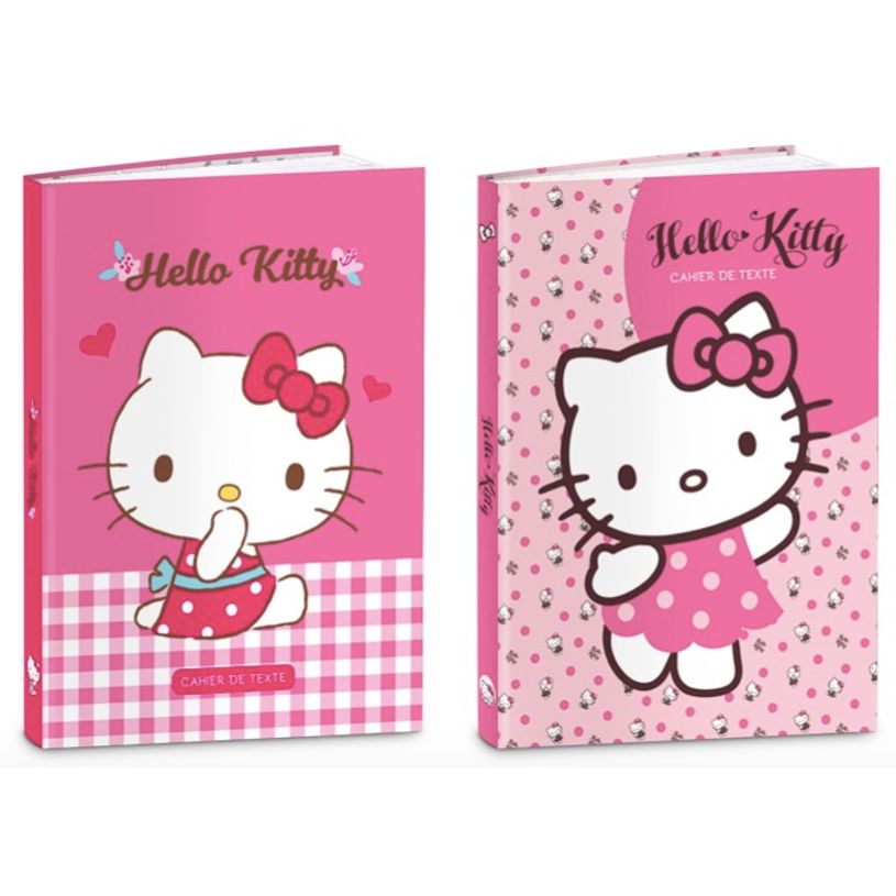 3661507816302-Cahier de texte Hello Kitty - 15 x 21 cm - 2 modèles au choix - Kid'Abord-P_405163608_1-0