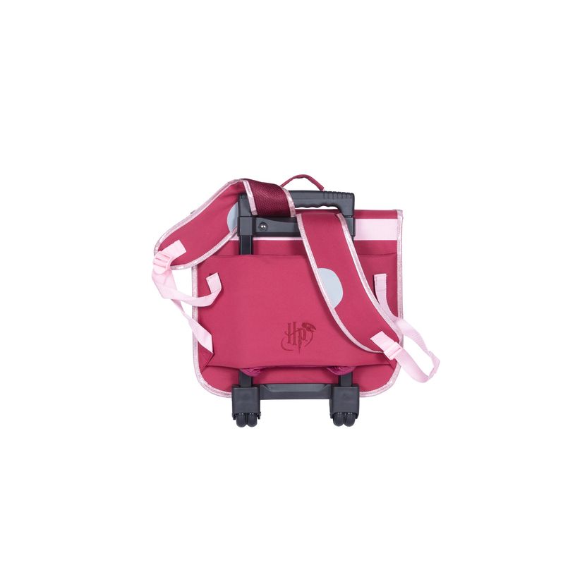 3661507524900-Cartable à roulettes Harry Potter Hedwig - 2 compartiments - rose - Kid'Abord-P_405163677_2-1