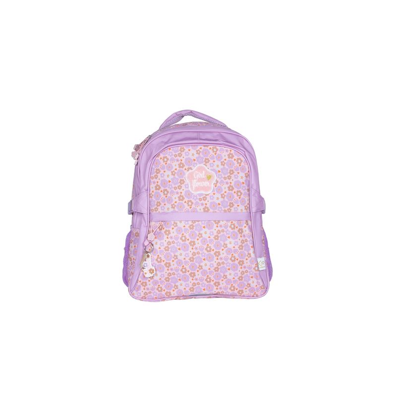 3661507021287-Sac à dos KIP Prairie Fleurs - 2 compartiments - rose parme - Kid'Abord-P_405163689_1-0