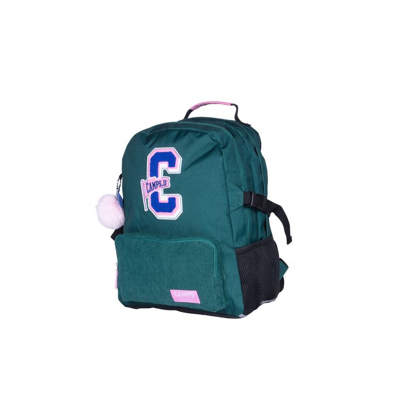 3661507321714-Sac à dos Camps Corduroy - 2 compartiments - velours vert - Kid'Abord-P_405163726_1-0