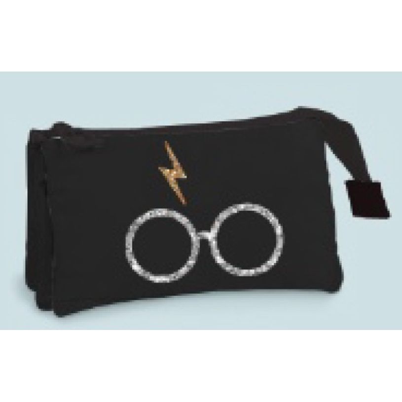 5600446652112-Trousse rectangulaire Marshmallow Cute Face - 1 compartiment - noir - Kid'Abord-P_405163794_1-0