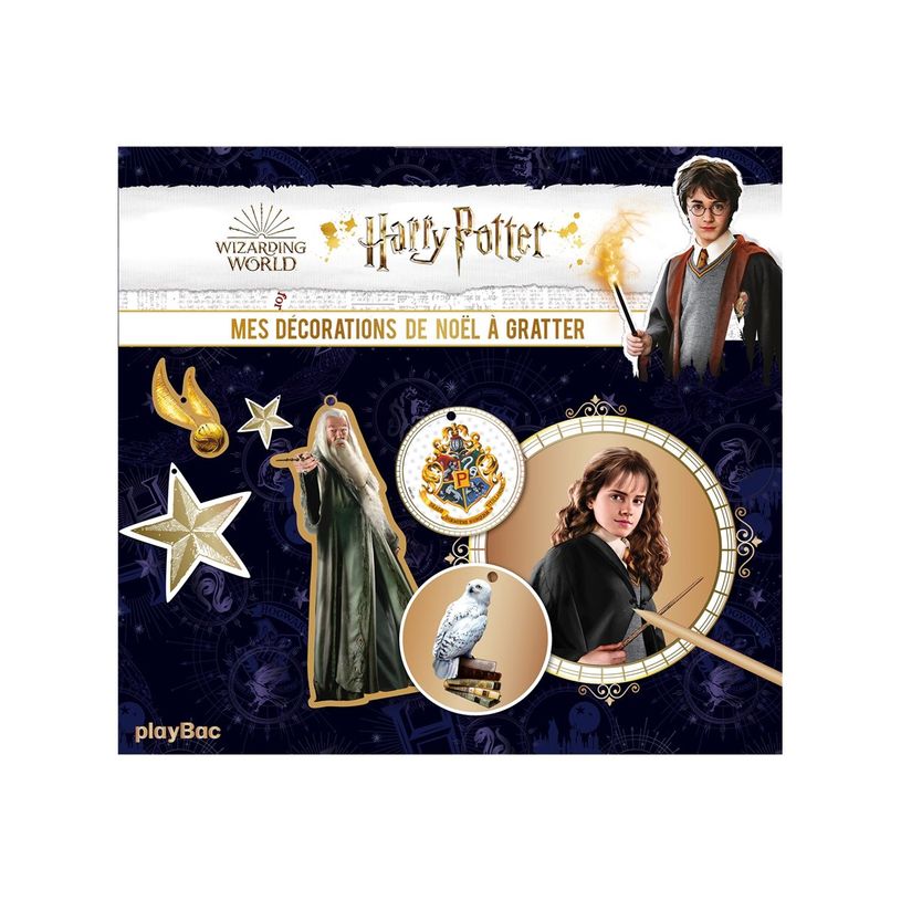 9782809676846-Harry Potter Mes cartes à gratter Décorations de Noël - livre d'activités-P_405163845_1-0