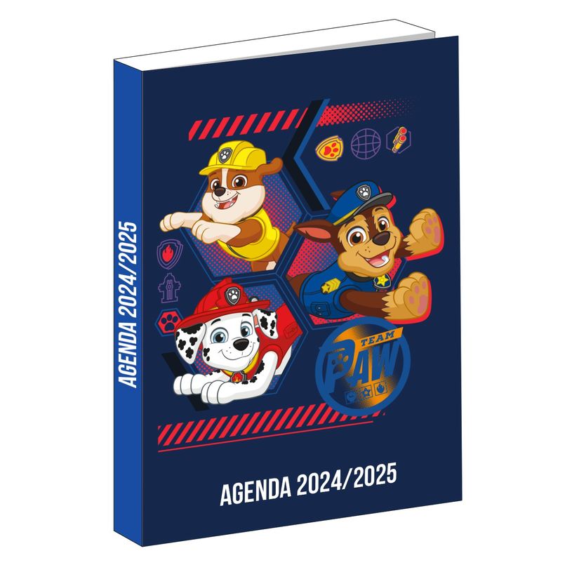 3666311025155-Agenda Pat'Patrouille - 1 jour par page - 12 x 17 cm - bleu - Bagtrotter-P_405163880_1-0