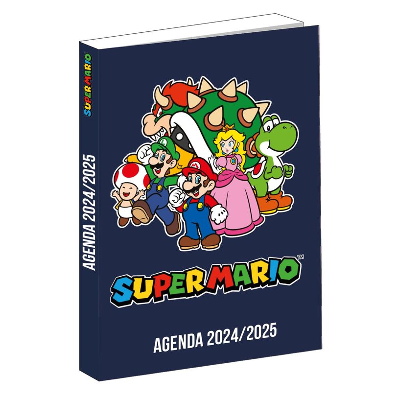3666311025117-Agenda Super Mario - Semainier- 12 x 17 cm - bleu - Bagtrotter-P_405163885_1-0