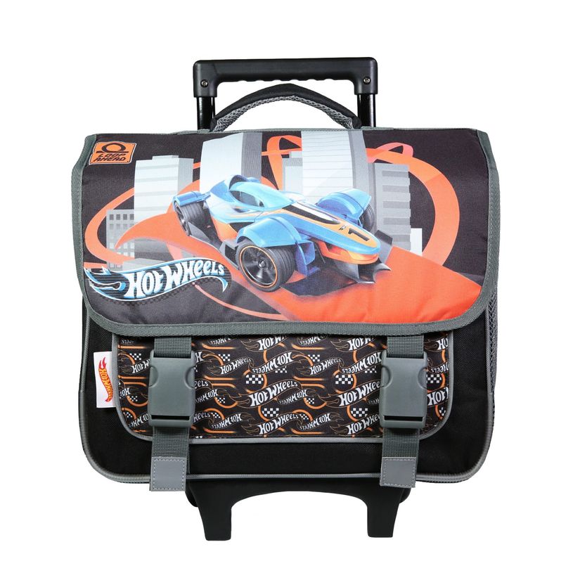 3666311021775-Cartable à roulettes Hot Wheels - 2 compartiments - multicolore - Bagtrotter-P_405163945_1-0