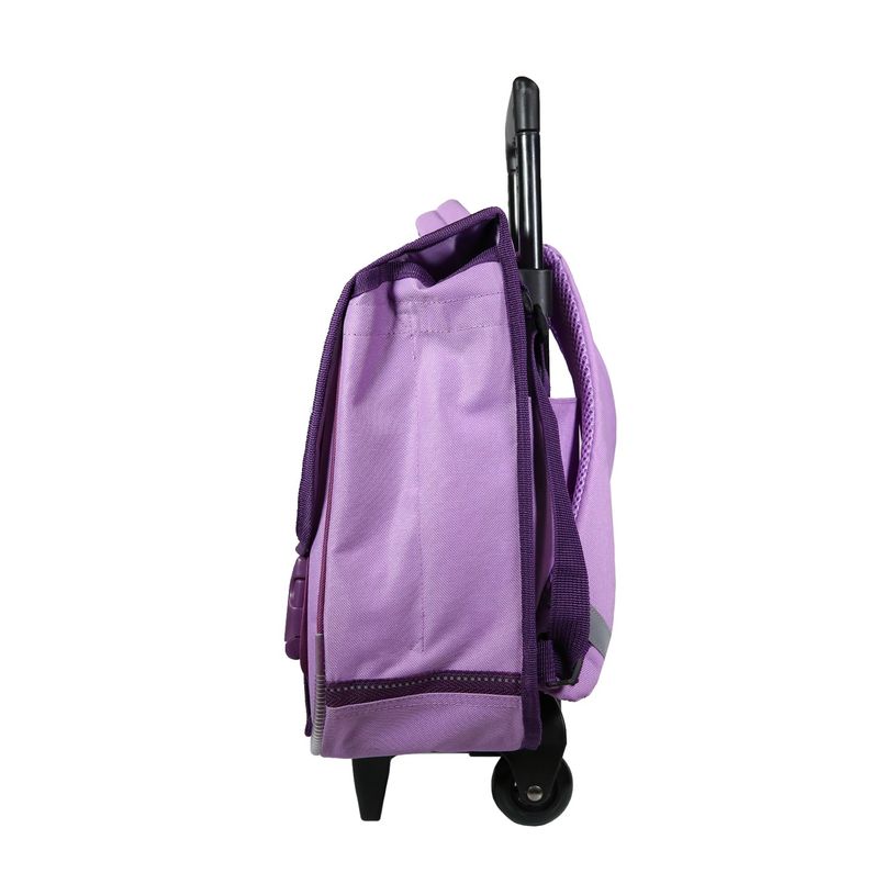 3666311022765-Cartable à roulettes La Reine des Neiges - 2 compartiments - violet - Bagtrotter-P_405163947_2-1