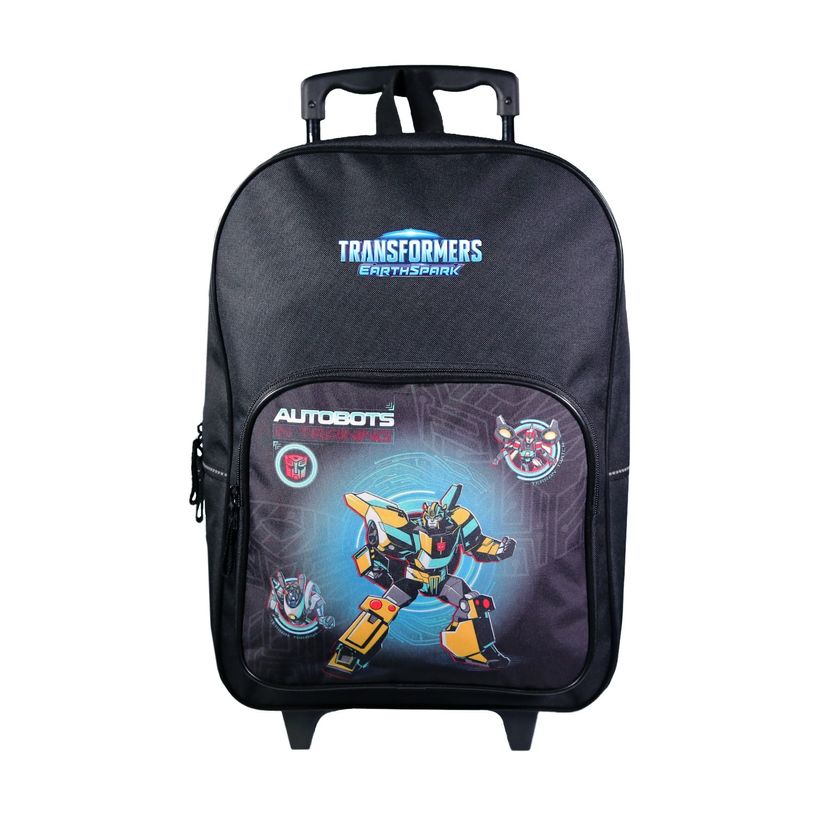 3666311020266-Sac à dos à roulettes Transformers - 1 compartiment - noir - Bagtrotter-P_405164039_1-0
