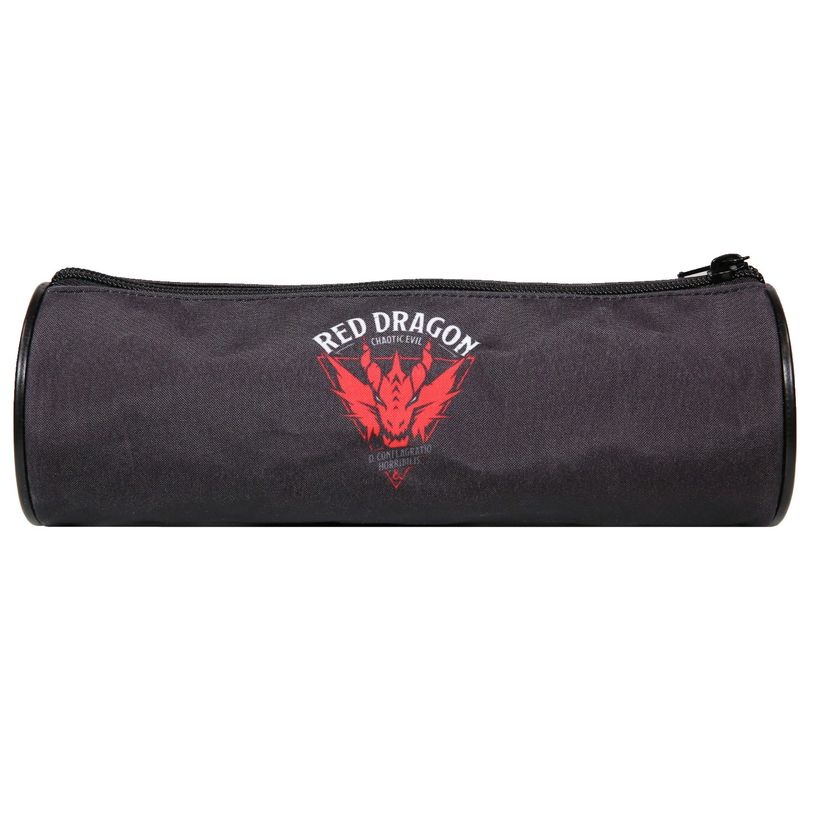 3666311019345-Trousse ronde Donjons & Dragons - 1 compartiment - noir (red dragon) - Bagtrotter-P_405164123_3-2