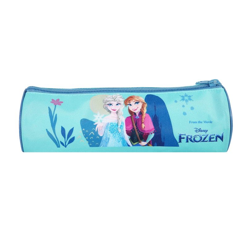 3666311022741-Trousse ronde La Reine des neiges - 1 compartiment - vert - Bagtrotter-P_405164131_3-2