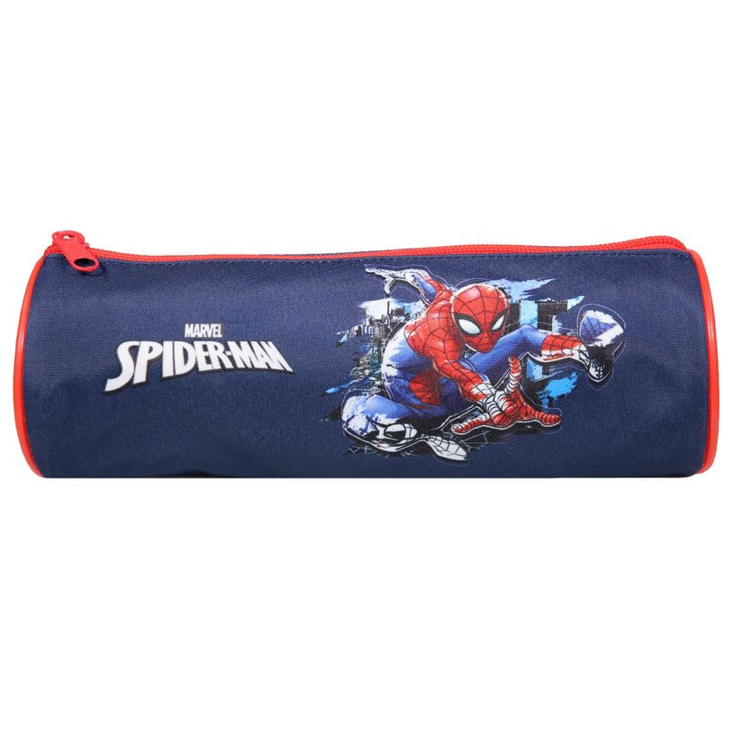 3666311020082-Trousse ronde Spiderman - 1 compartiment - noir - Bagtrotter-P_405164154_1-0