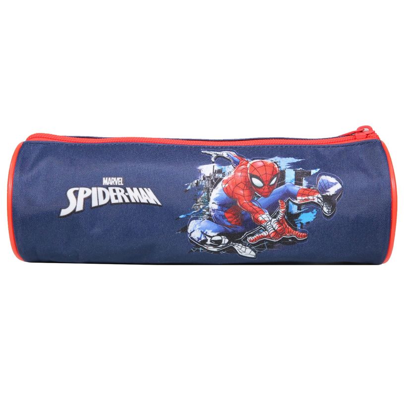 3666311020082-Trousse ronde Spiderman - 1 compartiment - noir - Bagtrotter-P_405164154_3-2