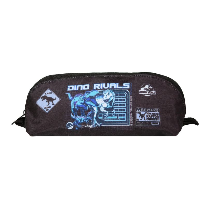 3666311025001-Trousse triangulaire Jurassic World (réversible) - 1 compartiment - noir - Bagtrotter-P_405164162_1-0