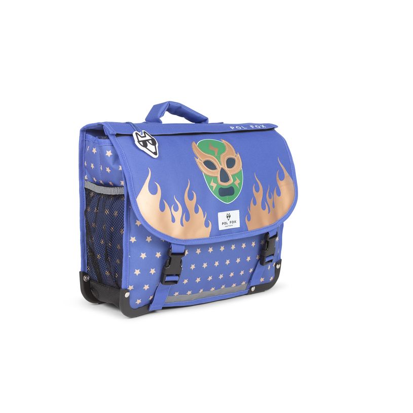3663842008497-Cartable réversible Catch - 38 cm - 2 compartiments - bleu - Pol Fox-P_405164601_1-0