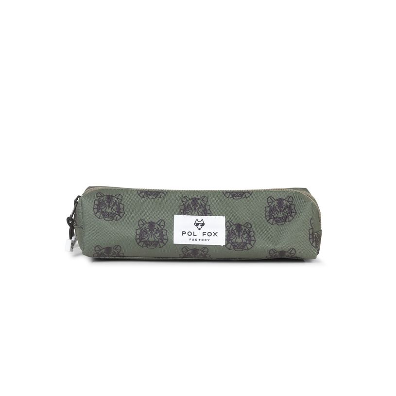 3663842008589-Trousse ronde Tiger - 1 compartiment - vert - Pol Fox-P_405164637_1-0