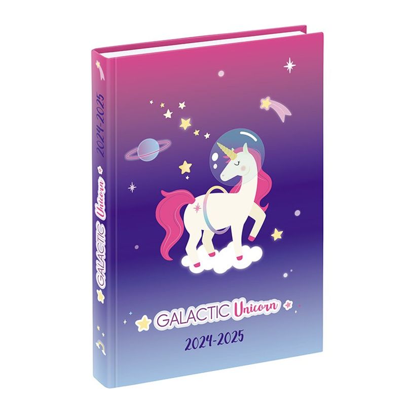 3135257454034-Agenda Galactic Unicorn - 1 jour par page - 11 x 17 cm - différents modèles disponibles -P_405165302_3-2