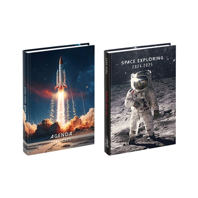 3135257453990-Agenda Space Conquest - 1 jour par page - 11 x 17 cm - différents modèles disponibles - -P_405165310_1-0